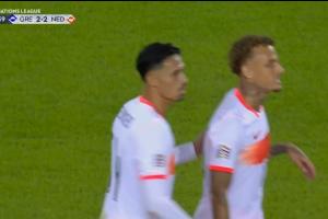 让二追二！第89分钟赖因德斯破门，荷兰2-2扳平希腊